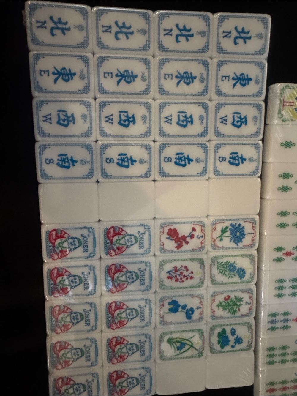 Mahjong Emerald (Unbranded) Tile Set - unopened - Picture 2 of 6